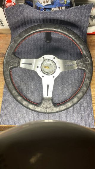 Volante Nardi Torino Negro/Plata