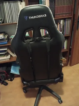 Silla Gaming THUNDERX3 Negra/Azul