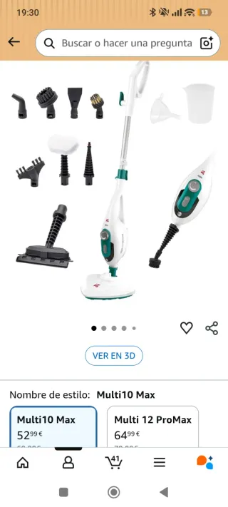 Limpiador a vapor Multi10 Max