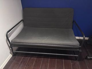 Sofá Cama IKEA HAMMARN Gris Oscuro