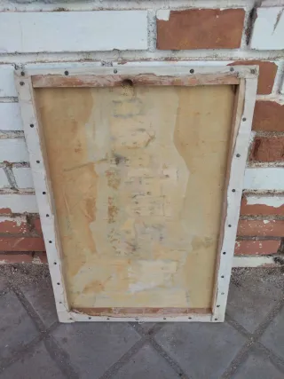 Cuadro Pintura óleo lienzo  tema marino vintage