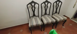 Mesa de salón y 6 sillas