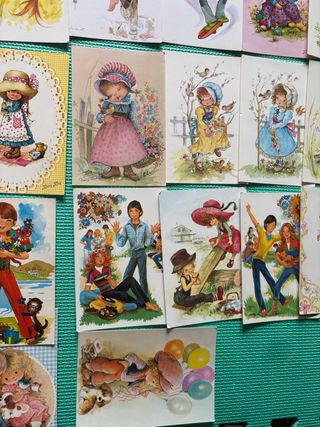 Lote Postales Antiguas Mary Kay, Baro, Nuco