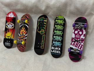 5 Mini Skateboards Tech Deck + accesorios