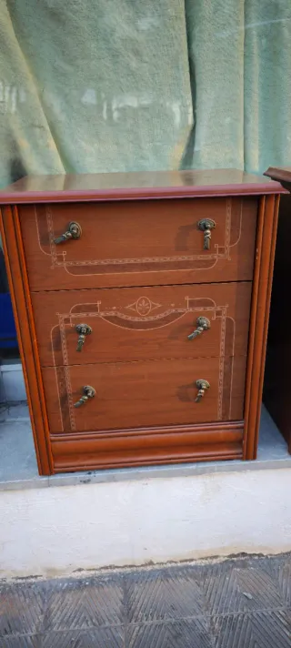 Mesitas de noche de madera (2 unidades)