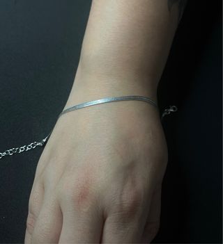 Pulsera Plata 925 Estilo Serpiente