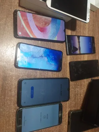 Lote 5 Samsung  S7 Samsung note 2 Huawei y bq y ma