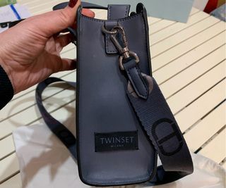 Bolso shopper Twinset mediano festoneado