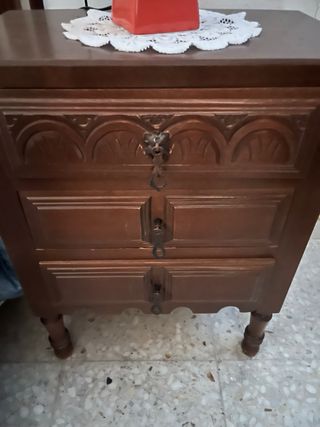 Dormitorio madera antiguo