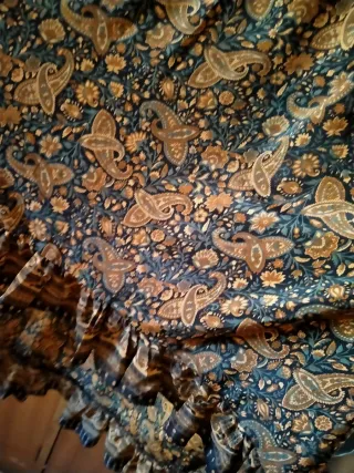 Vestido largo estampado mujer