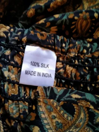 Vestido largo estampado mujer