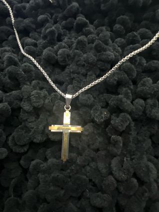 Cadena Acero Quirúrgico Cruz Nueva