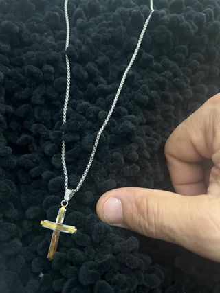 Cadena Acero Quirúrgico Cruz Nueva