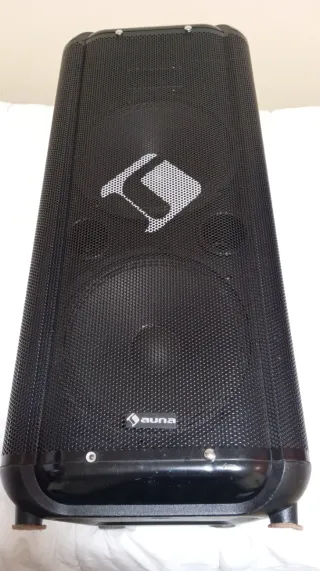 Altavoz Karaoke auna con Mando y Cable y micrófono