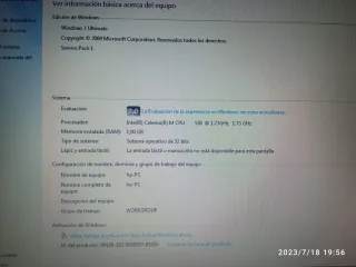 Ordenador HP Plata y Negro