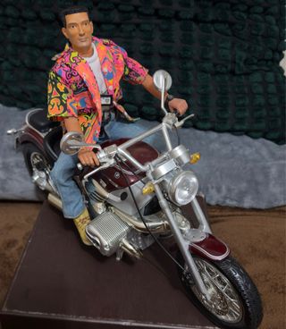 Figura con Moto de WAI Sir Policía Hong Kong