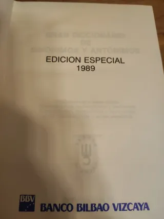 Diccionario de sinonimos y antonimos