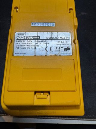 Game Boy Pocket Amarillo Original