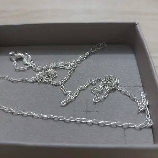 Catenina Argento 925. Nuova lunga 31cm