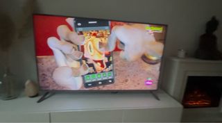 Mueble TV BESTÅ blanco sin puertas