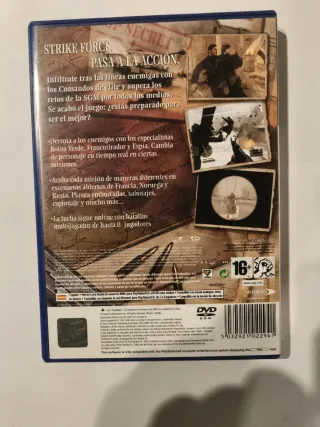 Juego PS2 Commandos Strike Force