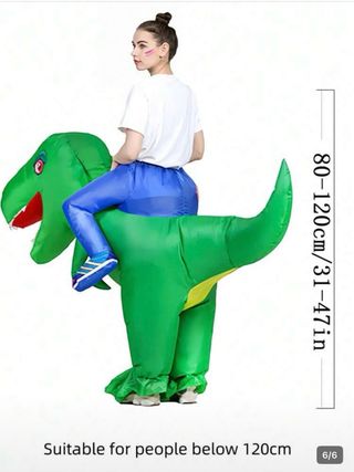 Disfraz Hinchable Dinosaurio T-Rex para niños