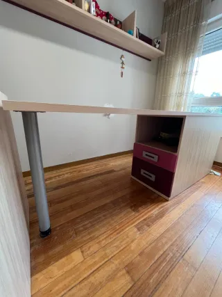 Cama nido y escritorio