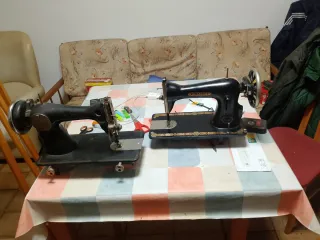 Máquina de coser antigua Hexagon