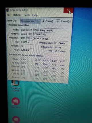 Ordenador Portátil HP i5 8ª Gen Rojo