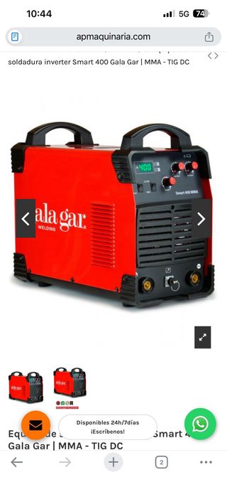 Soldadora  galagar Smart 400 MMA