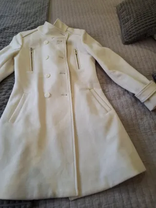 Abrigo Salsa Beige crema