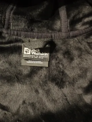 Jack Wolfskin Abrigo Softshell Mujer Negro