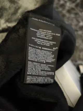 Jack Wolfskin Abrigo Softshell Mujer Negro