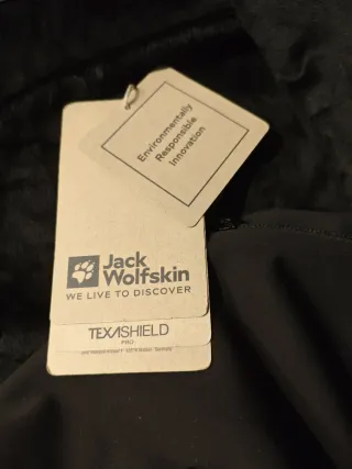 Jack Wolfskin Abrigo Softshell Mujer Negro