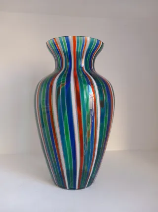 Vaso Murano Vetro Multicolore
