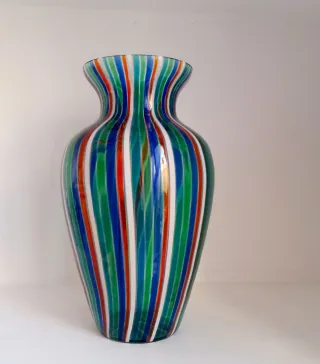 Vaso Murano Vetro Multicolore