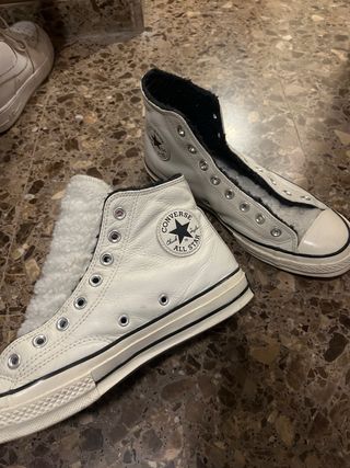 Converse Piel Forro Polar