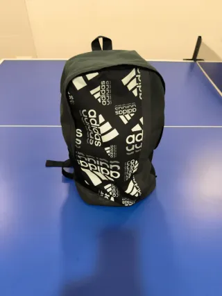 Mochila Adidas Negra Logo