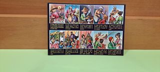 Lote 5 Postales Vintage Serie Ensueño