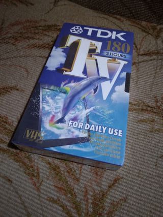 Cinta VHS TDK 180 min NUEVA