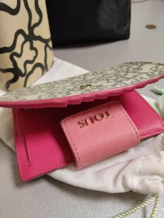 Lote Tous Original Beige/Negro carteras neceseres