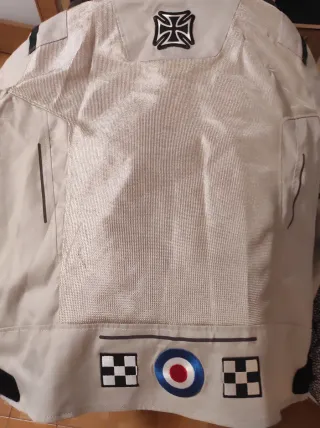 Chaqueta Moto Verano/Otoño con Parches talla XXL