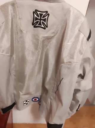Chaqueta Moto Verano/Otoño con Parches talla XXL