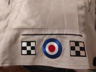 Chaqueta Moto Verano/Otoño con Parches talla XXL