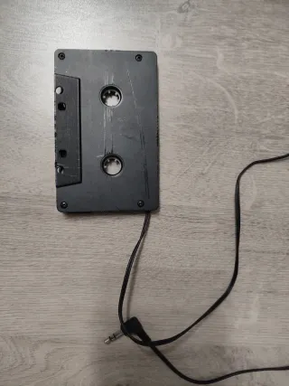 Adaptador Cassette Coche Audio Negro
