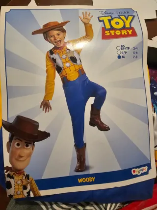 Disfraz Woody Toy Story Talla M