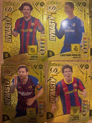 Cromos Adrenalyn: Balón de Oro y Edición Única