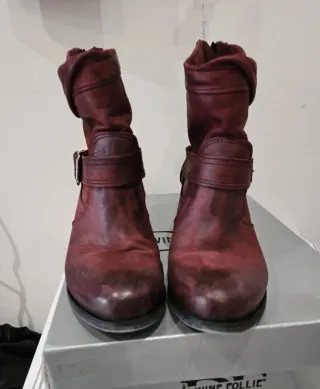 Stivaletti donna bordeaux n.39