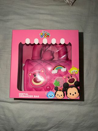 Bolso Organizador Digital Disney Tsum Tsum Rosa