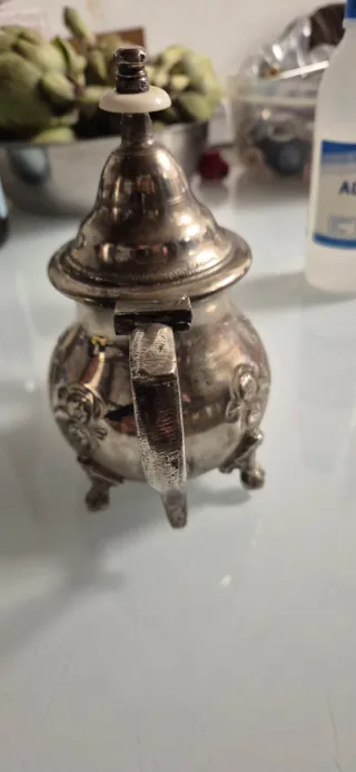 Tetera Marroquí Plata